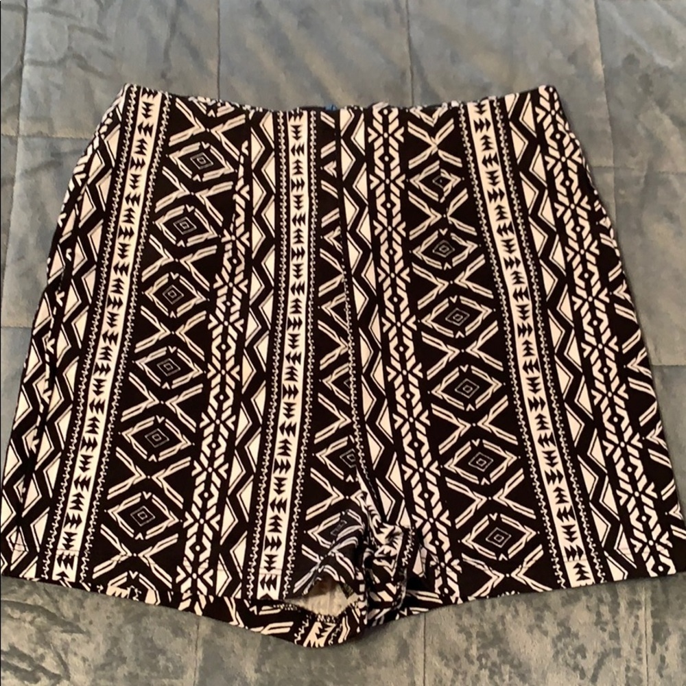 Aztec Print Shorts